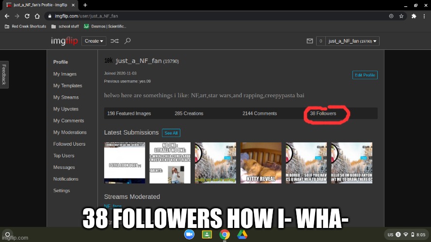 THANK YOU! | 38 FOLLOWERS HOW I- WHA- | made w/ Imgflip meme maker
