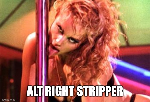 Stripper Pole | ALT RIGHT STRIPPER | image tagged in stripper pole | made w/ Imgflip meme maker