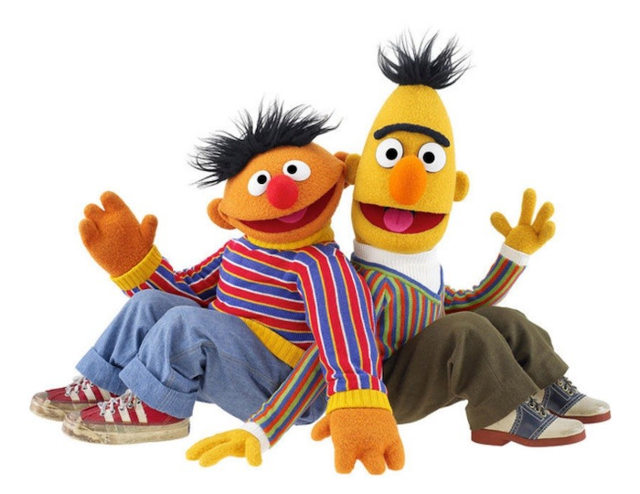 High Quality Bert and Ernie Blank Meme Template