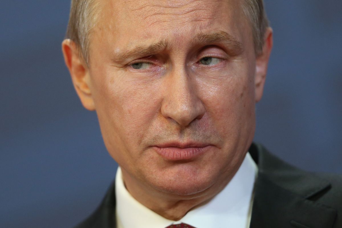 Skeptical Putin Blank Meme Template