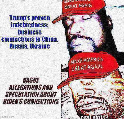 please tell us more about Presidential conflicts of interest | image tagged in maga,conservative hypocrisy,i sleep,i sleep real shit,politics,sleeping shaq | made w/ Imgflip meme maker