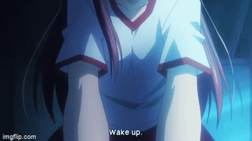 Joeschmo's Gears and Grounds: Omake Gif Anime - Demi-chan wa Kataritai -  Episode 3 - Sakie Wakes Up