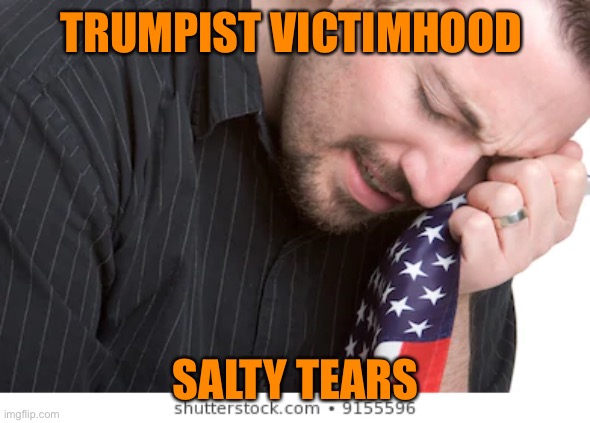 TRUMPIST VICTIMHOOD SALTY TEARS | made w/ Imgflip meme maker