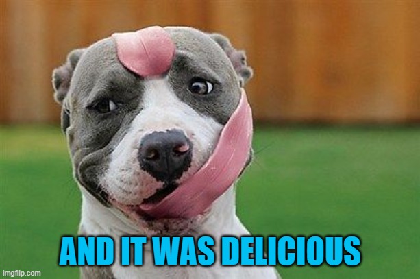 AND IT WAS DELICIOUS | made w/ Imgflip meme maker