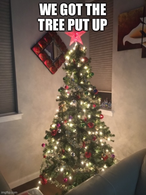 WE GOT THE TREE PUT UP | made w/ Imgflip meme maker