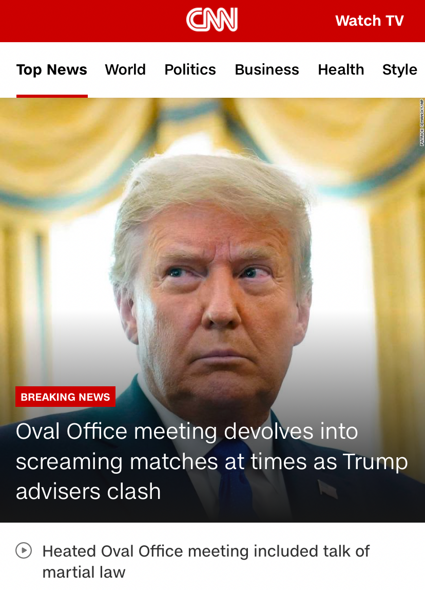 Trump martial law Blank Meme Template