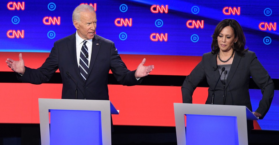 High Quality Joe Biden Kamala Harris Debate Blank Meme Template