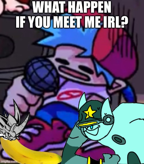 WHAT HAPPEN IF YOU MEET ME IRL? | made w/ Imgflip meme maker