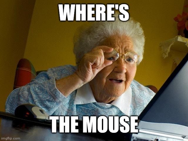All old people | WHERE'S; THE MOUSE | image tagged in memes,grandma finds the internet,old,grandma,mouse,please stop | made w/ Imgflip meme maker