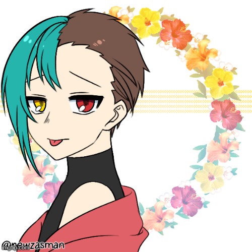 made myself in picrew and im proud of everything exept the eyes | made w/ Imgflip meme maker