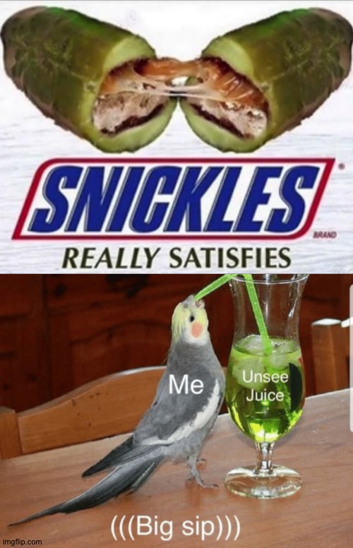 Disgusting | image tagged in unsee juice,memes,funny,cursed,cursed image,snickers | made w/ Imgflip meme maker