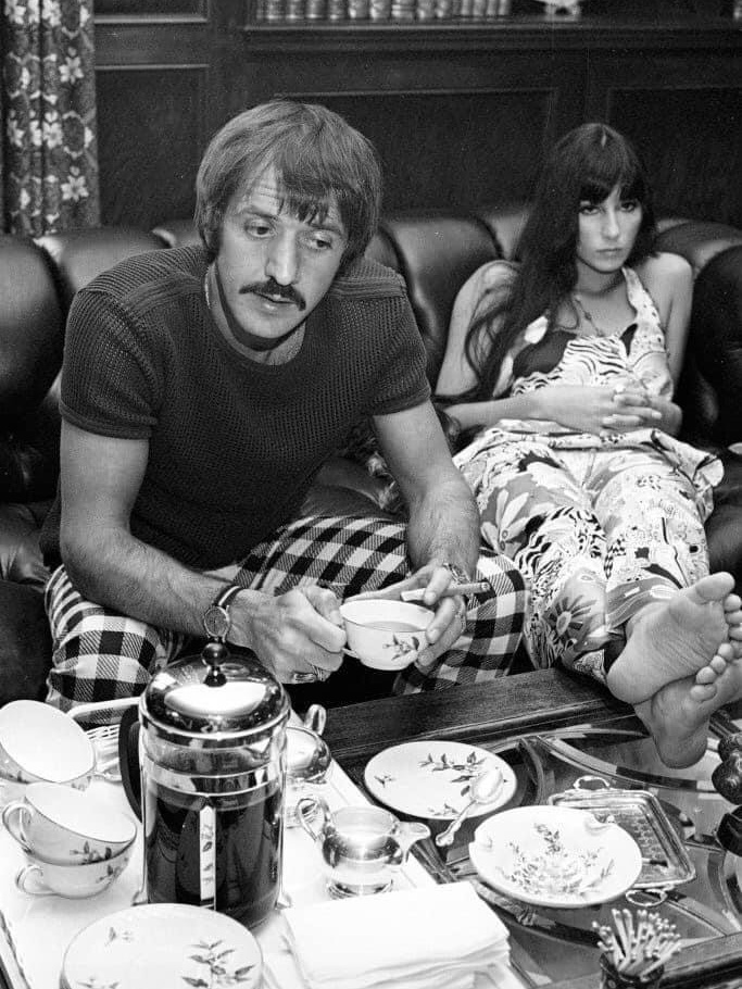 Sonny and Cher Blank Meme Template