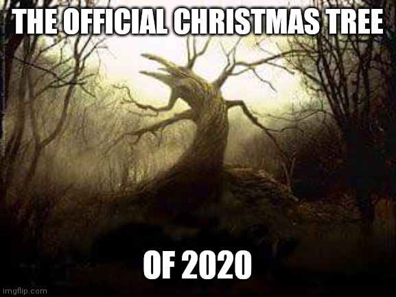 THE OFFICIAL CHRISTMAS TREE; OF 2020 | image tagged in 2020 | made w/ Imgflip meme maker
