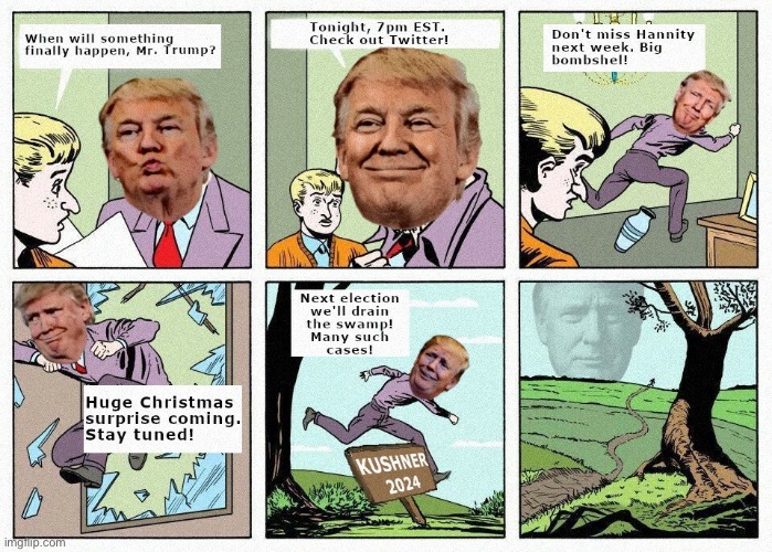 This would work as a liberal comic but it’s actually alt-rightie tears: See comments. | image tagged in trump comic | made w/ Imgflip meme maker