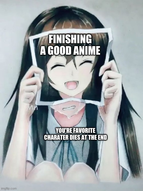 Anime Girl Sad Meme gambar ke 7