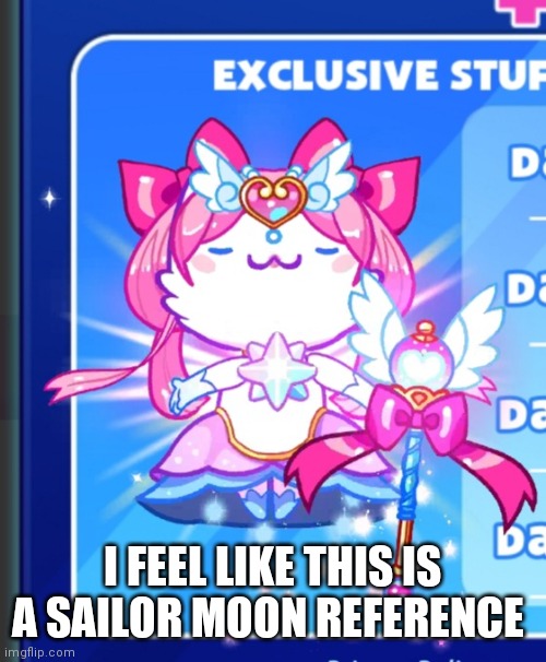 I FEEL LIKE THIS IS A SAILOR MOON REFERENCE | made w/ Imgflip meme maker