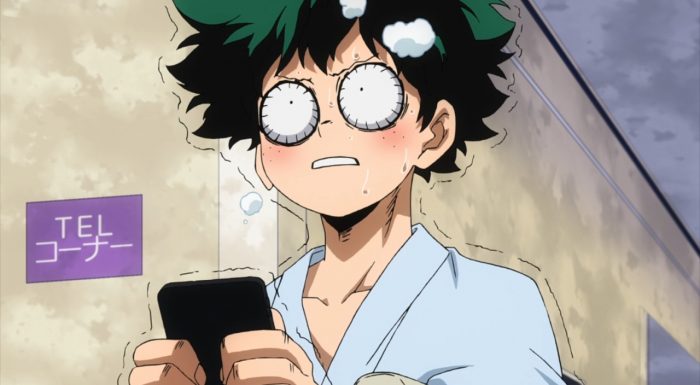 High Quality Deku phone Blank Meme Template