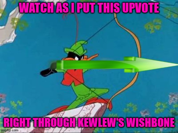 O-ho A-ha guard turn perry dodge spin O-ha THRUST!!!...Looney Tunes Weekend...a Kewlew event. | WATCH AS I PUT THIS UPVOTE; RIGHT THROUGH KEWLEW'S WISHBONE | image tagged in daffy duck,memes,robin hood,looney tunes weekend | made w/ Imgflip meme maker
