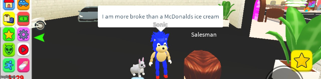 Sonic broke | image tagged in sonic broke | made w/ Imgflip meme maker