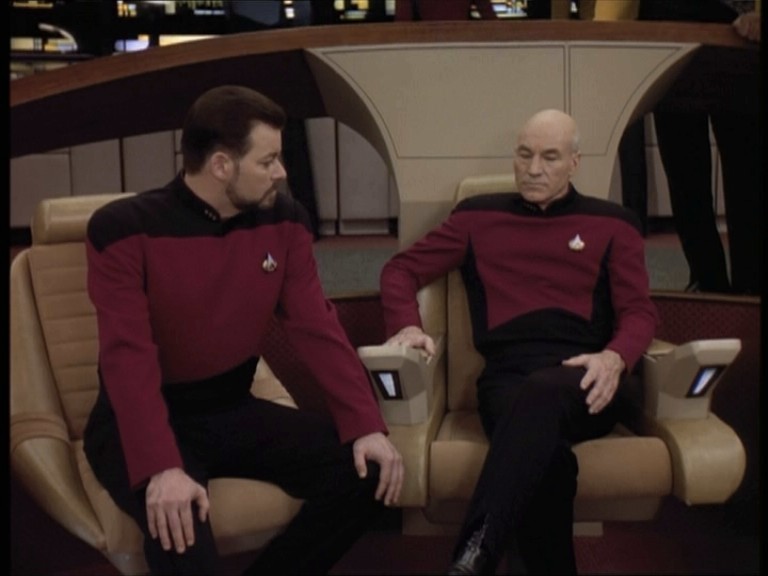 Riker/Picard Blank Meme Template