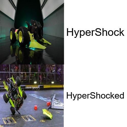 HyperShocked | HyperShock; HyperShocked | image tagged in battle | made w/ Imgflip meme maker