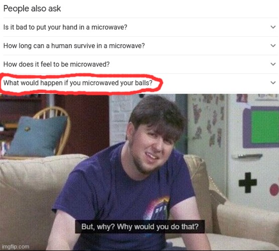 why would you? - Imgflip
