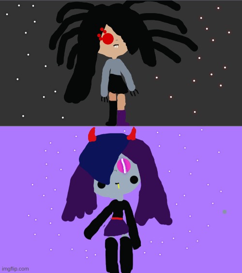 Ava is the top one and shana is the other one | made w/ Imgflip meme maker