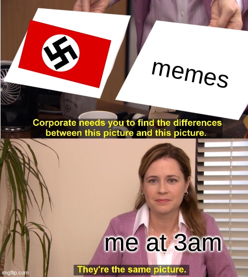 3am | memes; me at 3am | image tagged in memes,they're the same picture | made w/ Imgflip meme maker