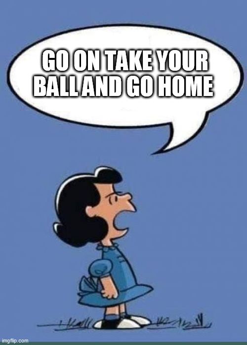 TEMPLATE | GO ON TAKE YOUR BALL AND GO HOME | image tagged in template | made w/ Imgflip meme maker