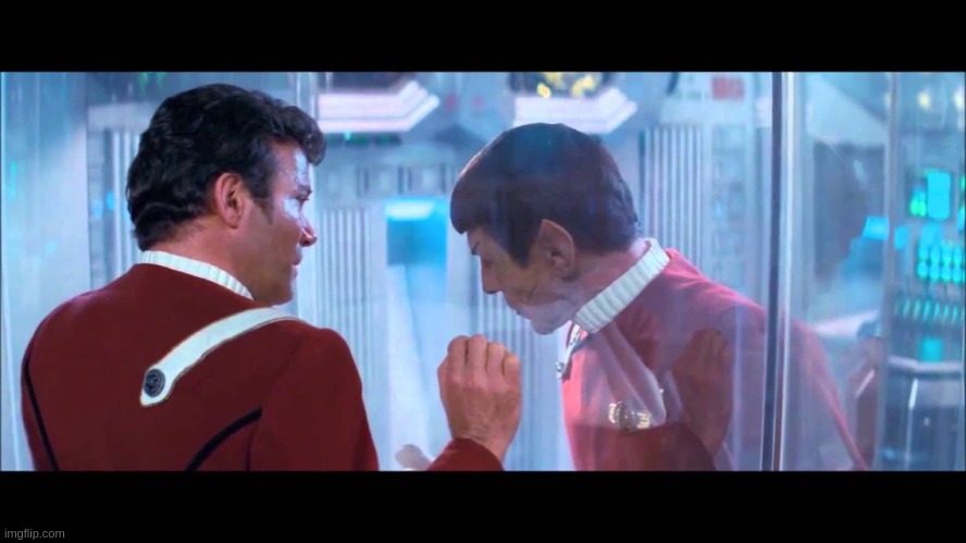 Spock Self-containment | image tagged in spock self-containment | made w/ Imgflip meme maker