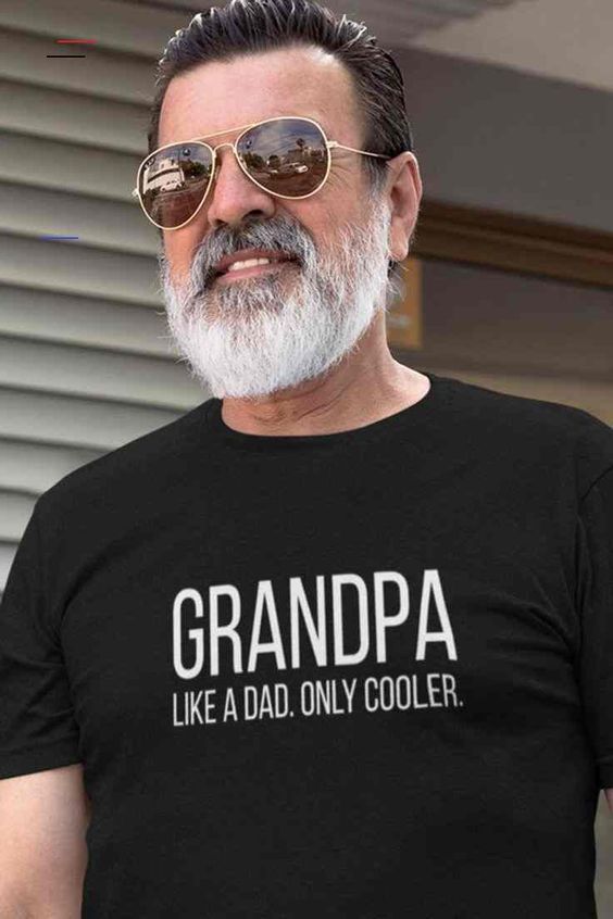 Grandpa - Like Dad only cooler Blank Meme Template