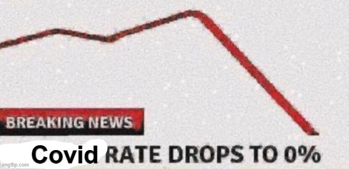 Suicide rates drop | Covid | image tagged in suicide rates drop | made w/ Imgflip meme maker