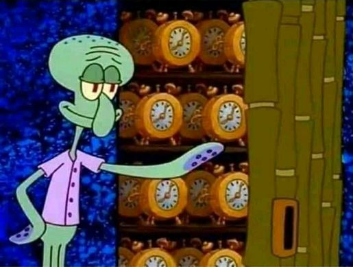 High Quality Squidward time Blank Meme Template