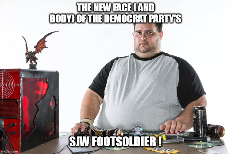 Keyboard warrior reporting for duty Grandpappy Soros! | THE NEW FACE ( AND BODY) OF THE DEMOCRAT PARTY'S; SJW FOOTSOLDIER ! | image tagged in antifa,sjw | made w/ Imgflip meme maker