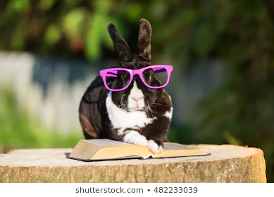 High Quality Rabbit Sunglasses Blank Meme Template