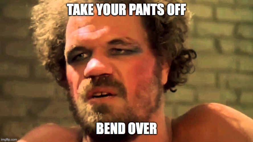 TAKE YOUR PANTS OFF; BEND OVER | image tagged in ben dover,fletch lives,fletch,80s comedy | made w/ Imgflip meme maker