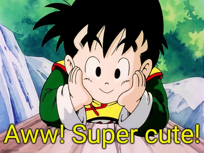 Cute Gohan (DBZ) | Aww! Super cute! | image tagged in cute gohan dbz | made w/ Imgflip meme maker