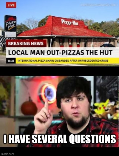 what | I HAVE SEVERAL QUESTIONS | image tagged in jontron i have several questions | made w/ Imgflip meme maker
