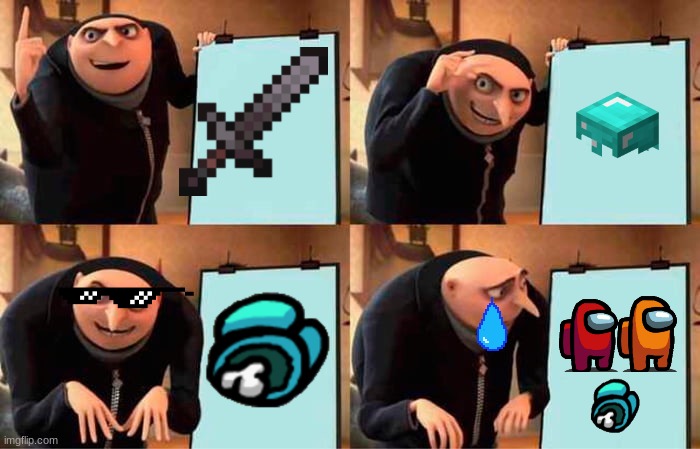 the imposter plan | image tagged in memes,gru's plan | made w/ Imgflip meme maker