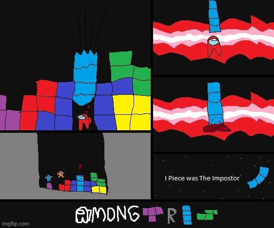 An Among Us + Tetris Comic I made | image tagged in comics,among us,tetris | made w/ Imgflip meme maker