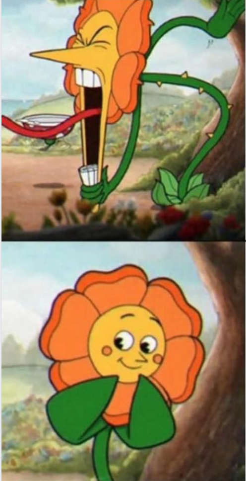 High Quality Bipolar flower Blank Meme Template