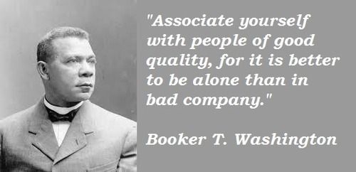 Booker T. Washington quote Blank Meme Template