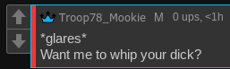 Mookie want me to whip your dick Blank Meme Template