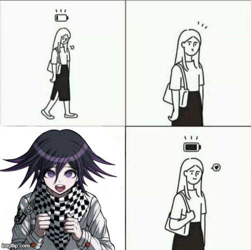 I don't know why I love the gremlin | image tagged in danganronpa | made w/ Imgflip meme maker