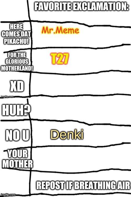 no u | Denki | made w/ Imgflip meme maker