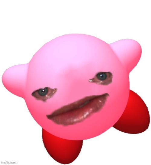 Sad kirby | image tagged in sad kirby | made w/ Imgflip meme maker