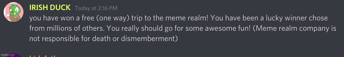 Go to meme realm | made w/ Imgflip meme maker