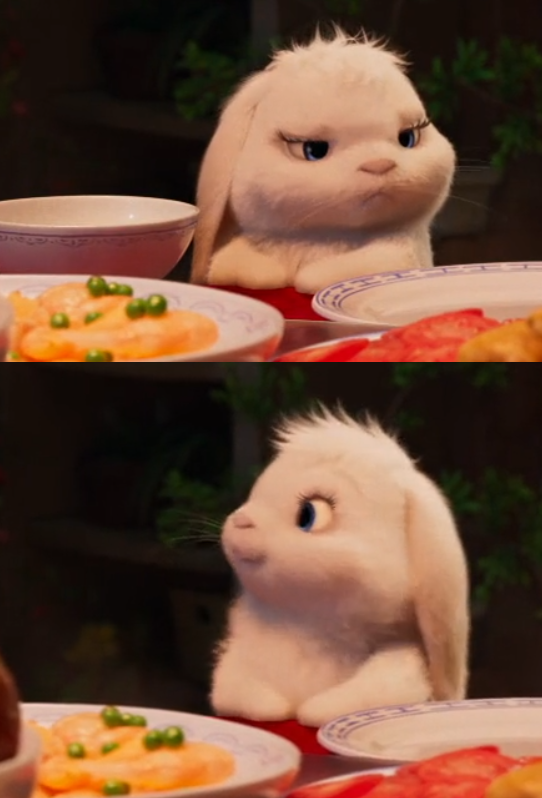 mad then happy bunny Blank Meme Template
