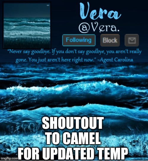 a n n o u n c e r e v i s e d | SHOUTOUT TO CAMEL FOR UPDATED TEMP | made w/ Imgflip meme maker