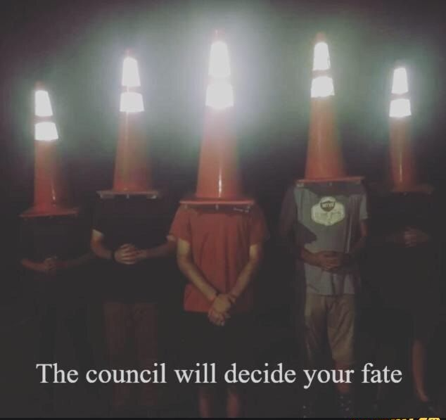 the council will decide your fate Blank Meme Template
